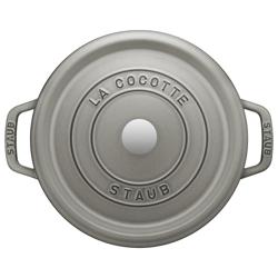 STAUB | LA COCOTTE - Kookpot - Ø 240mm - Gietijzer - Grafietgrijs