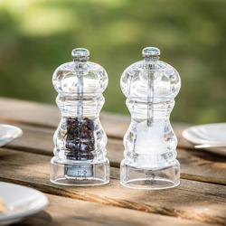 PEUGEOT | NANCY Pepper Mill Grinder – Acrylic - 12 cm - 2-Stage SS Mechanism
