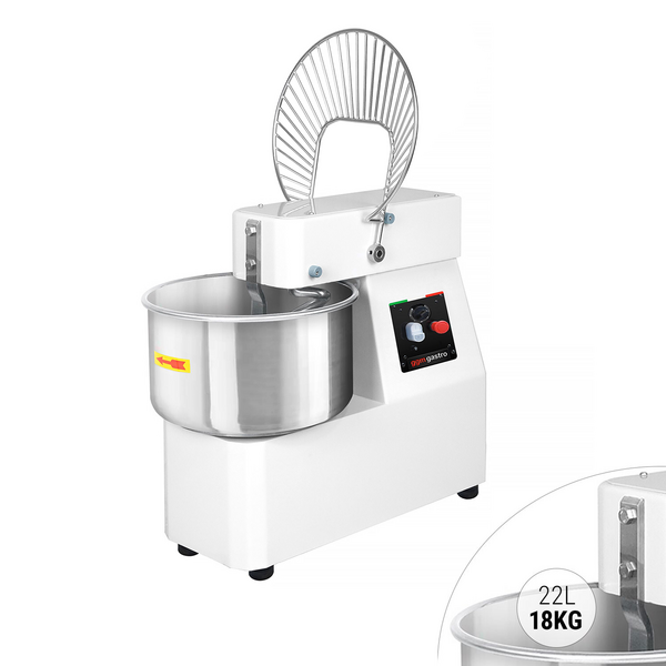 Hamur yoğurma makinesi 22 Litre / 18 kg - sabit kazanlı - zamanlayıcı işlevli