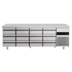Kühltisch PREMIUM - 2330x700mm - 12 Schubladen