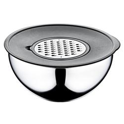 وعاء خلط - ستانلس ستيل - Ø 160, 200, 240mm - مع غطاء - مع مبشرة