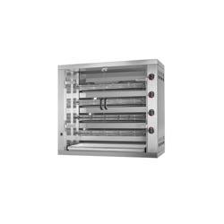 Gazlı  Piliç Izgara  - 23,6 kW - 24 Piliç için 4 Şişli