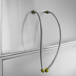 Banheira para cães - com rampa, torneira e fundo perfurado em aço inox