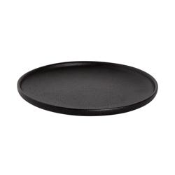 (12 pieces) Universe Maastricht Side Plate – Ø 190 mm (19 cm) - Matte Black - Porcelain