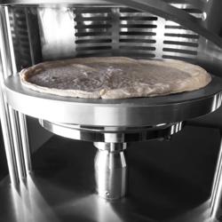 Commercial Heated Pizza Dough Press - for Pizza Bases Ø330mm (13") - Dough 100-270g - 3-Phase
