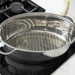 ZWILLING| Roasting Pan – 41 cm / 8.5 L - SIGMA Classic Base - Rack Insert - No Lid