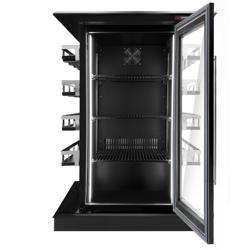Drankenkoelkast - 820mm - 110L - digitaal display - met 1 glasdeur & LED-interieurverlichting