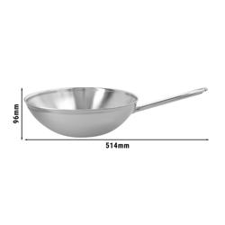 DEMEYERE | APOLLO 7 - Wok a fondo piatto - Ø 300mm - Acciaio inox