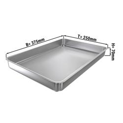 Plato de servir con borde - 37,5 x 25 x 7 cm