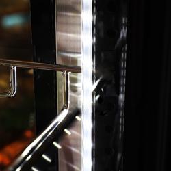 Şarap Dolabı - Siyah - tek bölgeli - 400L - en fazla 81 şişe