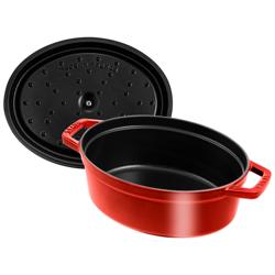 STAUB | LA COCOTTE - Cocotte - ovale - 330mm - Fonte - Rouge cerise	