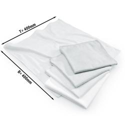 (10 pcs) Chiffons en microfibre - 400x400mm - Blanc