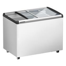 LIEBHERR | Congelatoare verticale - 222 litri - cu capac glisant din sticlă - Alb