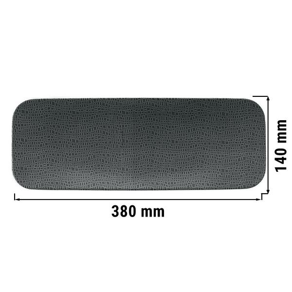 SELTMANN WEIDEN | طبق طعام مستطيل - 140×380 مم  - أنتراسايت (قطع x2)