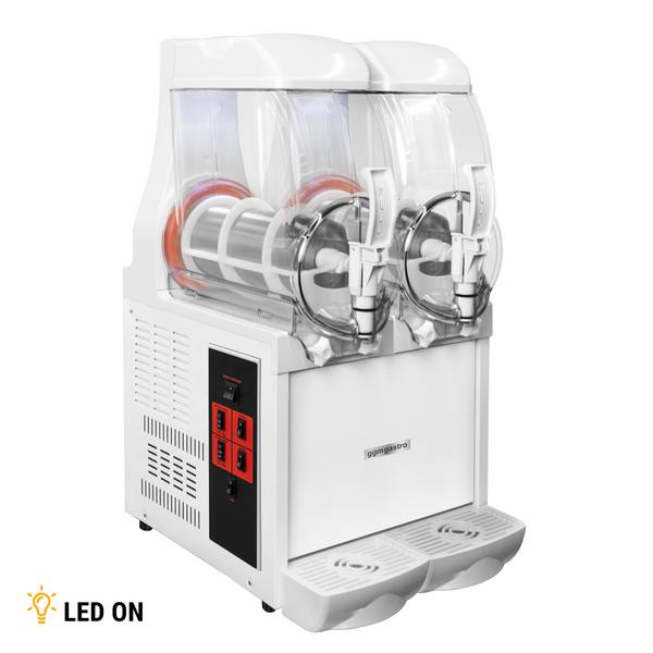 Slushmachine - 2x 10 liter - 670W - Wit