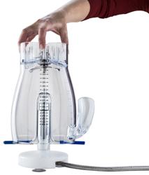 Sciacquabicchieri da appoggio - per lavello - senza troppopieno - da appoggio con ventose e tubo