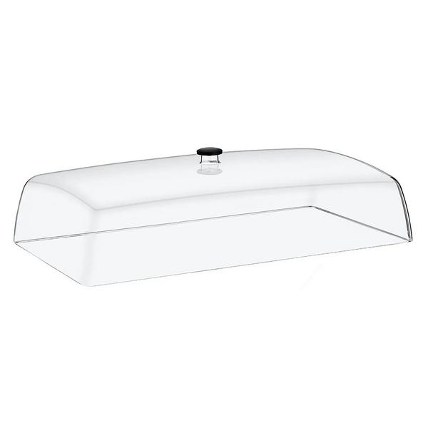 Cubierta - GN 1/1 - Policarbonato - 538x334mm - Altura: 145mm - con asa/ pomo ergonómico