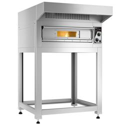 Elektrische pizzaoven - 4x 33cm - Handmatig - incl. afzuigkap & onderstel