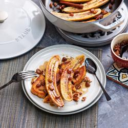 STAUB | DINING LINE - Piatto - piano - Ø 200 mm - Ceramica - Tartufo bianco