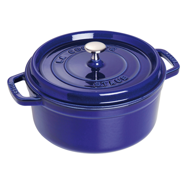 STAUB | LA COCOTTE - Kookpot - Ø 280mm - Gietijzer - Donkerblauw