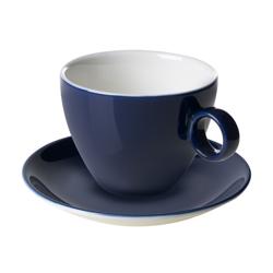 (6 pieces) BART COLOUR CAFE - Cappuccino cup - 230ml - Blue