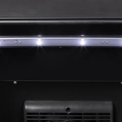 GASTRO-COOL | Commercial Beverage Display Fridge - 220 L - SLIM - 1 Glass Door - Black