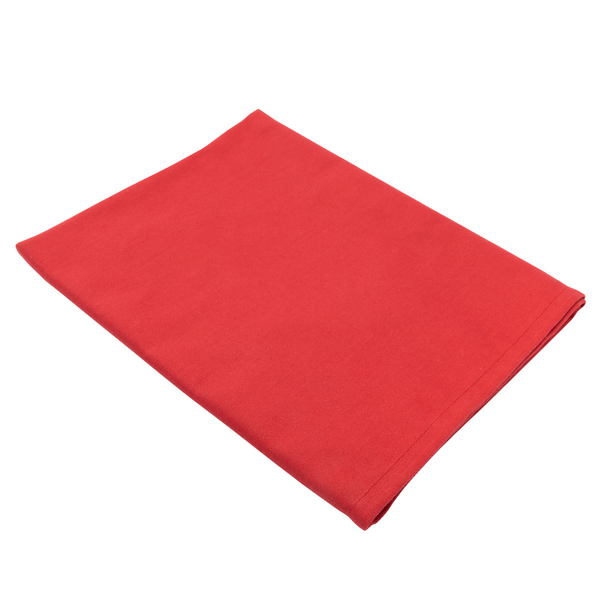 (6 piezas) Camino de mesa de damasco Vienna - 40 x 130 cm - Rojo fuego