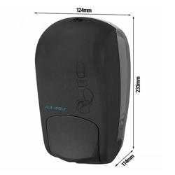 AIR-WOLF | Curățător pentru scaunul WC cu buton - 1000 ml - plastic ABS - antracit