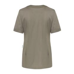 KARLOWSKY | Ladies' Tunic Essential – Sage - Size 50 - Short Sleeve - V-Neck - 95°C Washable
