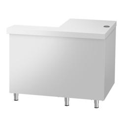 Kassa-sectie KOPENHAGEN - 1240mm - RVS