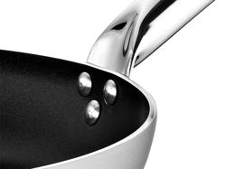 مقلاة - ألمنيوم - Ø 280 mm (قطر 28 سم) - الارتفاع: 50 - طلاء تيفلون Platinum - غير لاصقة - مناسبة لـ المواقد الغازية والسيراميك والموقد الكهربائي