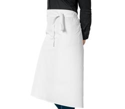 (5 pieces) Bistro apron - white - length: 90 cm