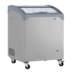 Vrieskist - 645x650mm - 117 liter - met glazen schuifdeksel