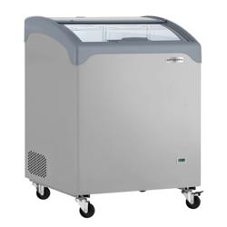 Display vrieskist - 645x650mm - 117 liter - Glazen schuifdeksel