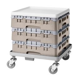 CAMBRO | CAMDOLLY® - Cărucior pentru coșuri de vase - compatibil cu CAMBRO | CAMRACK® 1/1 - Gri
