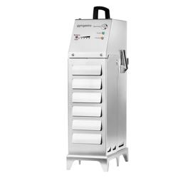 Hordozható akkumulátoros sütőolaj-szűrő - 80 liter/perc - 20 literes és nagyobb sütőkhöz