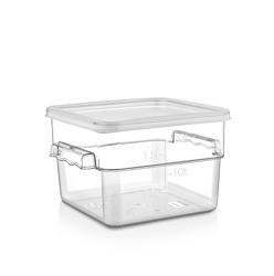 Contenitore per alimenti - incl. coperchio - Policarbonato - Altezza: 100mm - 1,9 L