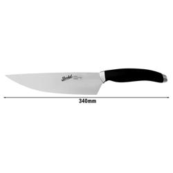 BERKEL | Teknica Professional Chef’s Knife – Black Resin Handle – 200 mm Blade – 3 mm Steel