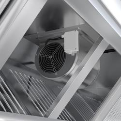 Eiland afzuigkap - plafondmodel - met motor - met externe regelaar - 2400mm - 2400x1500x450mm - 2400m³/u - met labyrintfilters & LED-verlichting