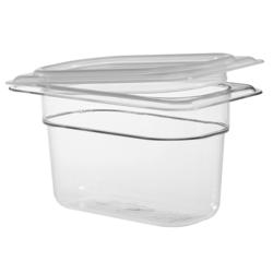 (6 Stück) CAMBRO | SafeTrak - Polypropylen-Deckel GN 1/9 - Milchig