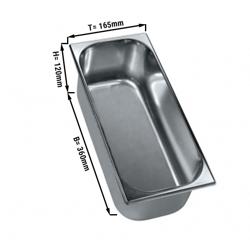 Posuda za sladoled - 359x166x117 mm - INOX - VG3612