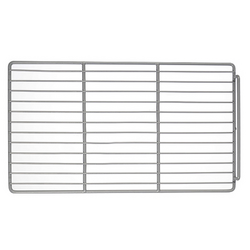 Roestvrijstalen rails - 550mm - met geplastificeerd draagrooster - 320x555mm - geschikt voor SAS & POS7
