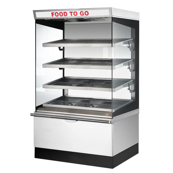 UBERT | Warmhoudvitrine - 1430x800mm - 4 verwarmde planken