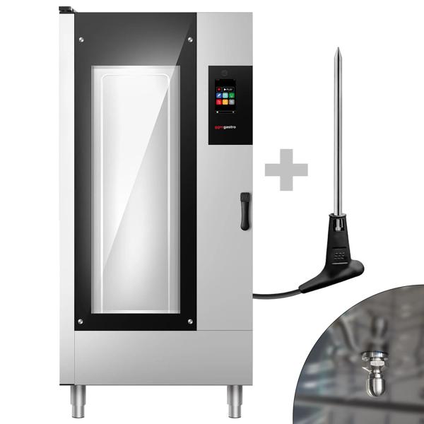 Commercial Combi Steamer - Digital – 20× GN 1/1 – with Automatic Wash System & Core Temperature Probe