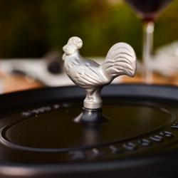STAUB | Manopola - Gallo - Acciaio inox
