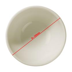 (6 ks) Miska TEOS - Porcelán - Ø 200 mm - stohovatelná | vhodná do myčky - krémová