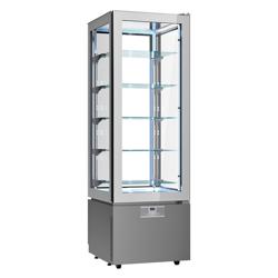 Panorama-koelvitrine - 324 liter - 600mm - 1 glazen deur - met 5 glazen plateaus