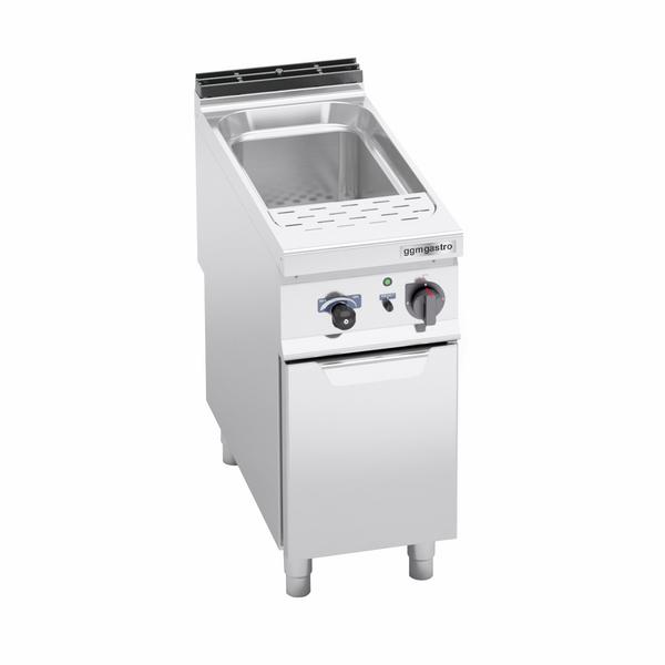 Commercial Electric Pasta Cooker - Single Tank - Freestanding - 40L - 10kW - with Drain Tap