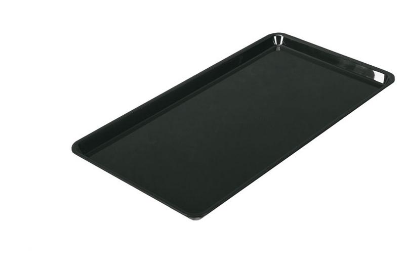 Dikdörtgen sunum tepsisi - 265x487x17mm - Siyah