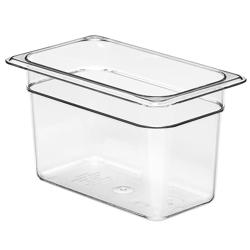 (6 pièces) CAMBRO | Camview® - Bac GN 1/4 en copolymère - Transparent - Hauteur : 150 mm - Sans BPA
